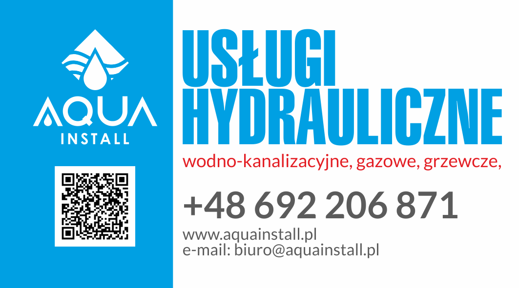 Aquainstall - usługi hydrauliczne +48 692 206 871